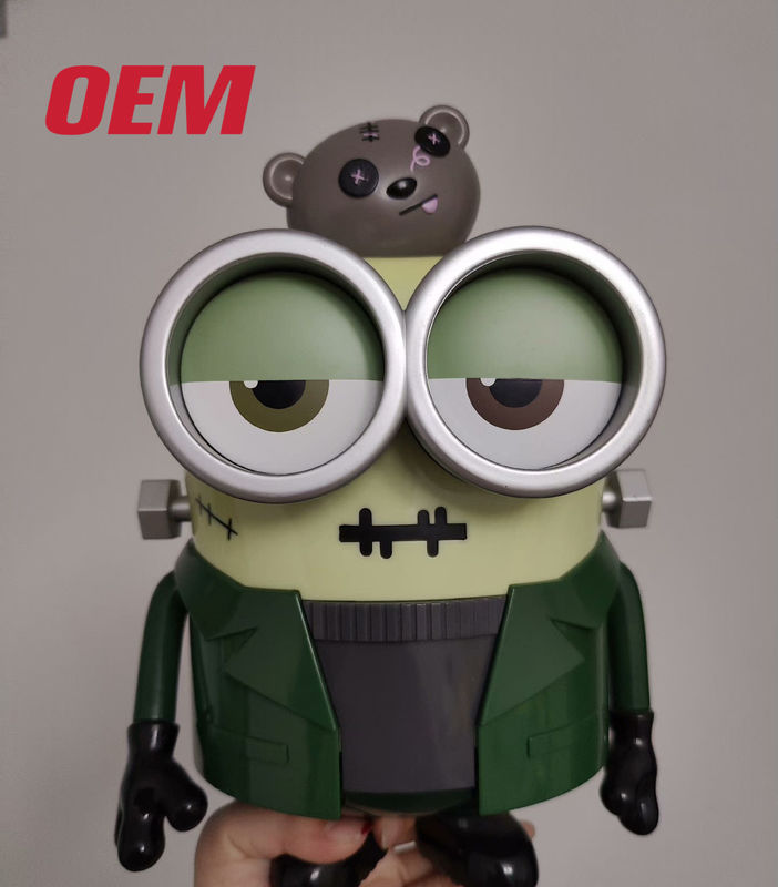 Balde de pipoca de filme personalizado Balde de plástico Faça o personagem Balde de pipoca pequeno