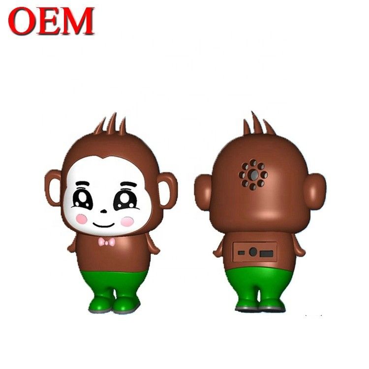 Mini figurino de brinquedo portátil porta-voz Bluetooth OEM Cute Cartoon Music Player Fornecedor