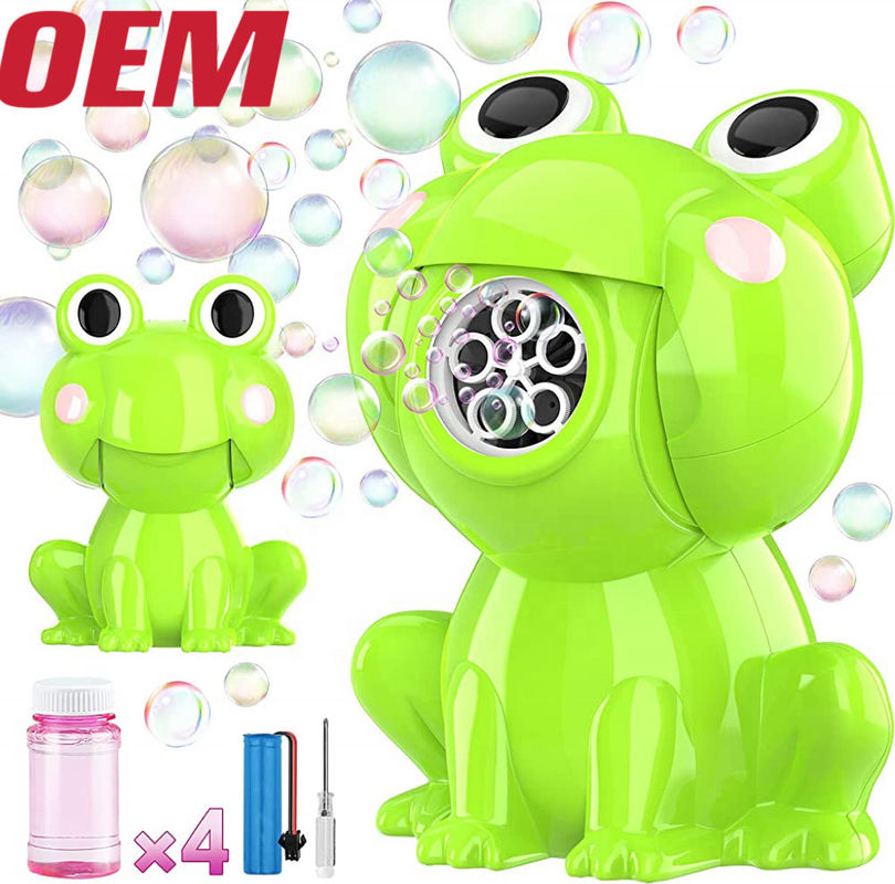 Máquina de bolhas de pulpo de banho Nuby Feito Fabricante de bolhas automático com 2 soluções OEM soprador de bolhas para crianças