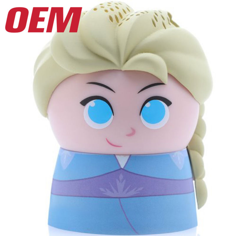Personalizado Kitty Mini Bluetooth alto-falante feito 5 polegadas de caracteres sem fio alto-falante OEM recarregável Cartoon Cute Toy Maker