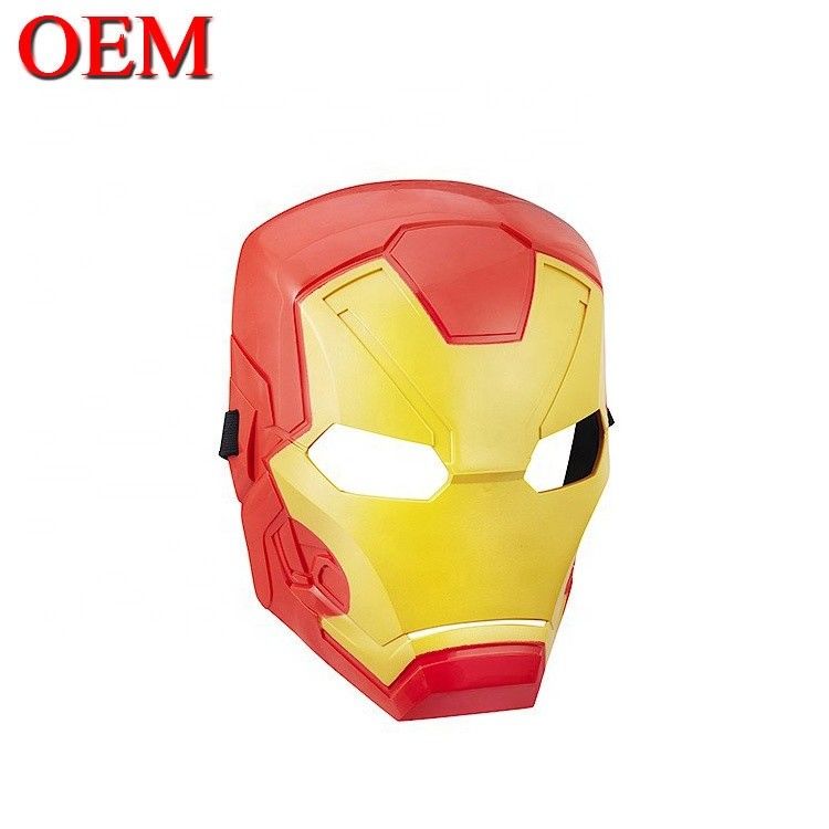 Máscaras personalizadas de Halloween Super-herói de PVC aranha Herói de Ferro Hulk Capitão América Máscaras Costumes de Cosplay Máscara facial
