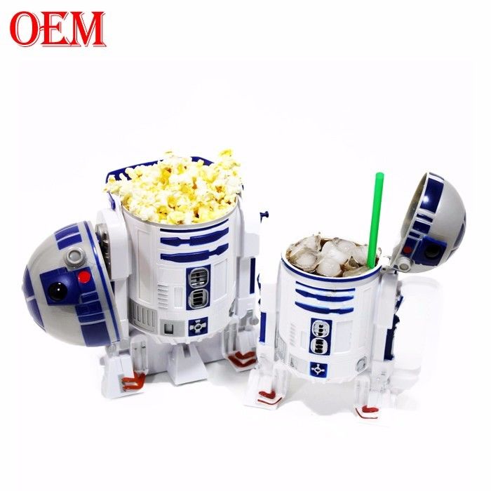 Customizado Estrela de Cinema Impresso Recipiente de Pipoca de Plástico Design OEM Balde de Pipoca de Plástico