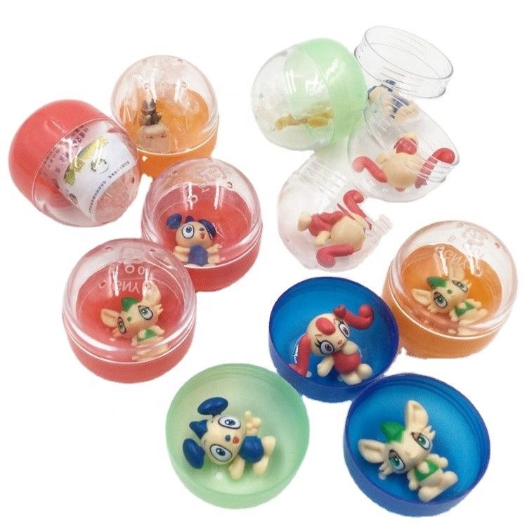 Desenho personalizado Brinquedos de cápsula a granel Brinquedos de plástico cápsula pequena fábrica OEM fazer brinquedo de PVC