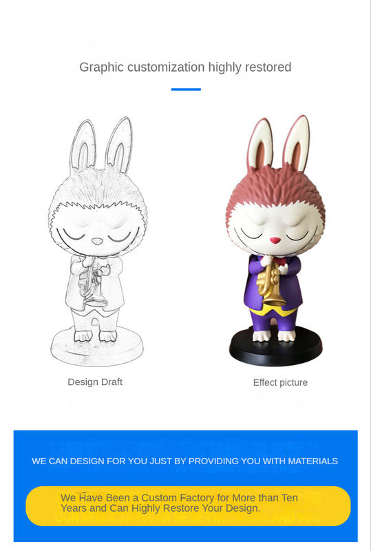 OEM plástico 3D em forma de animal Custom Impresso Popcorn Container Cup com tampa