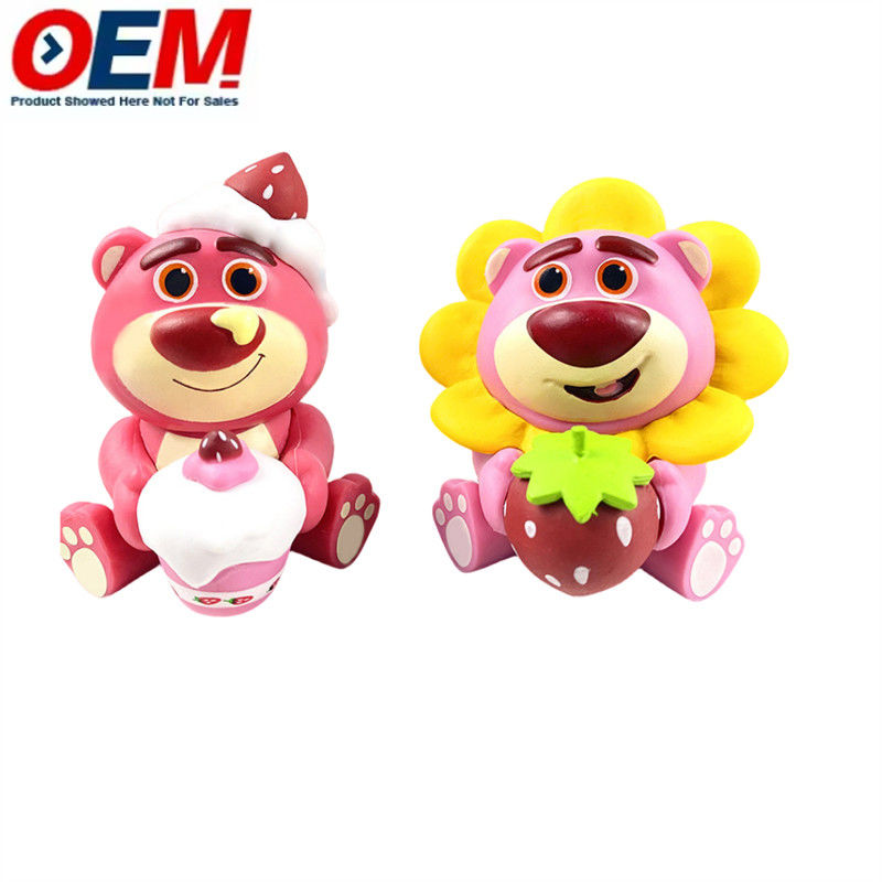 Brinquedos de silicone de plástico customizados OEM 3D Soft Squishy figura de personagem Brinquedos Fábrica fabricantes de brinquedos