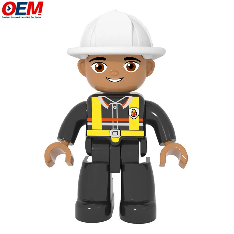 Personagem personalizada do trabalhador Homem Figura Modelo Brinquedos Professora Estudante Polícia Trabalhador de Construção Brinquedos Personalizados