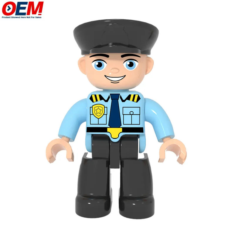 Personagem personalizada do trabalhador Homem Figura Modelo Brinquedos Professora Estudante Polícia Trabalhador de Construção Brinquedos Personalizados