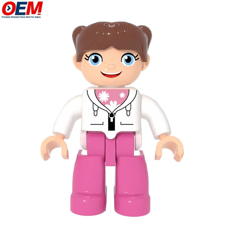 Personagem personalizada do trabalhador Homem Figura Modelo Brinquedos Professora Estudante Polícia Trabalhador de Construção Brinquedos Personalizados