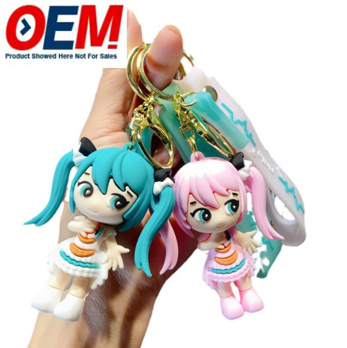 Custom High Quality Safety Keychain Doll Hanging Jewelry Numerosas categorias para você personalizar
