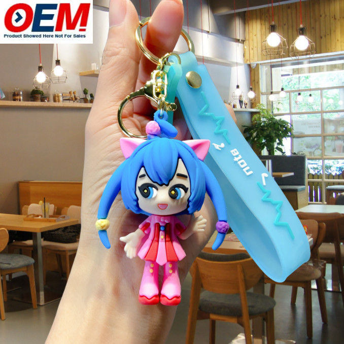 Custom High Quality Safety Keychain Doll Hanging Jewelry Numerosas categorias para você personalizar