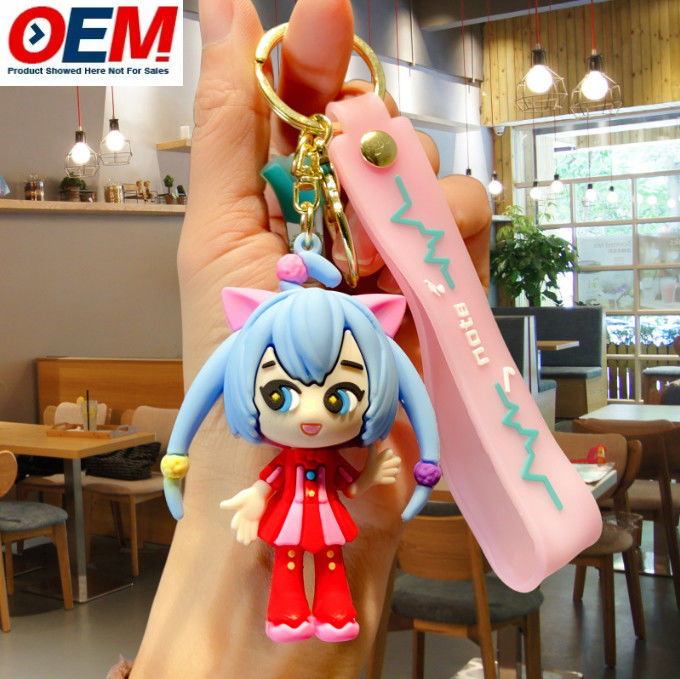 Custom High Quality Safety Keychain Doll Hanging Jewelry Numerosas categorias para você personalizar