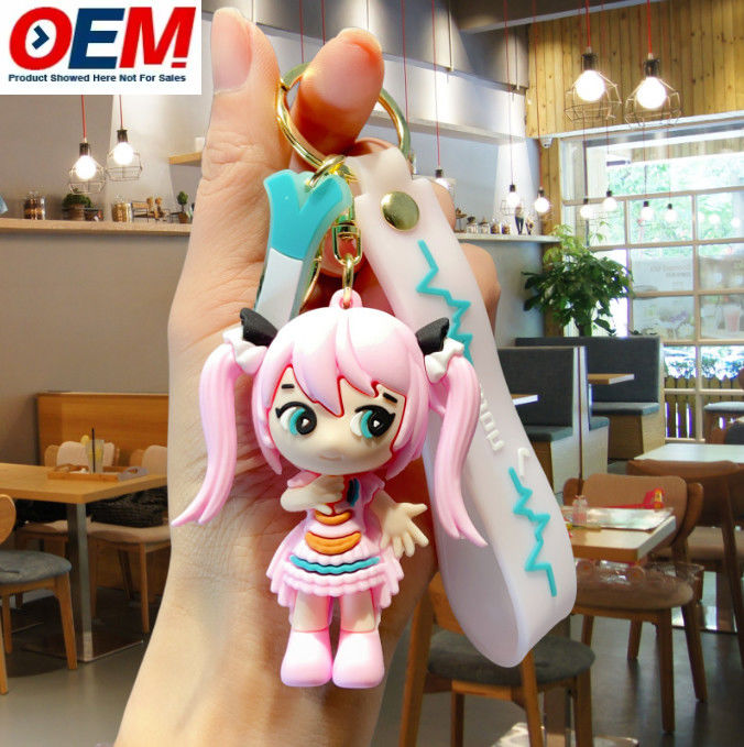 Custom High Quality Safety Keychain Doll Hanging Jewelry Numerosas categorias para você personalizar