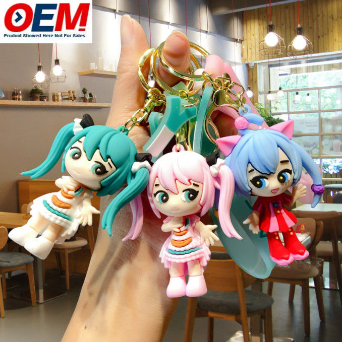 Custom High Quality Safety Keychain Doll Hanging Jewelry Numerosas categorias para você personalizar
