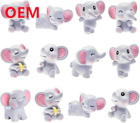 Brinquedos de animais engraçados personalizados feitos de 6 desenhos bonecas de PVC OEM material de PVC mini brinquedos