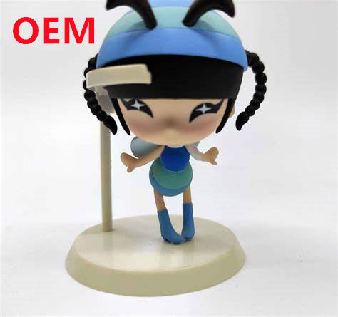 Peças de plástico de injeção de cor branca personalizadas OEM ABS Material Acessórios Feito 5cm de altura Figura Toy