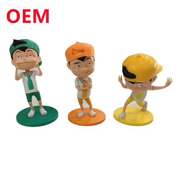 Peças de plástico de injeção de cor branca personalizadas OEM ABS Material Acessórios Feito 5cm de altura Figura Toy
