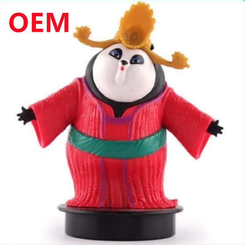 Peças de plástico de injeção de cor branca personalizadas OEM ABS Material Acessórios Feito 5cm de altura Figura Toy