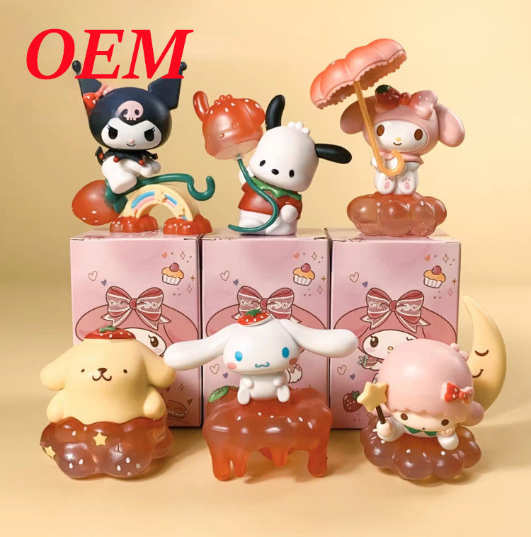 caixa de flores misteriosa figura adorável decoração de quarto brinquedos de plástico pvc caixa de sorte cega