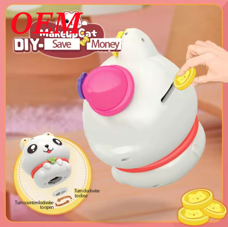 OEM Lovely Piggy Bank Moeda Caixa de Dinheiro do Banco para Crianças Fornecida pelo Cliente Personalizável