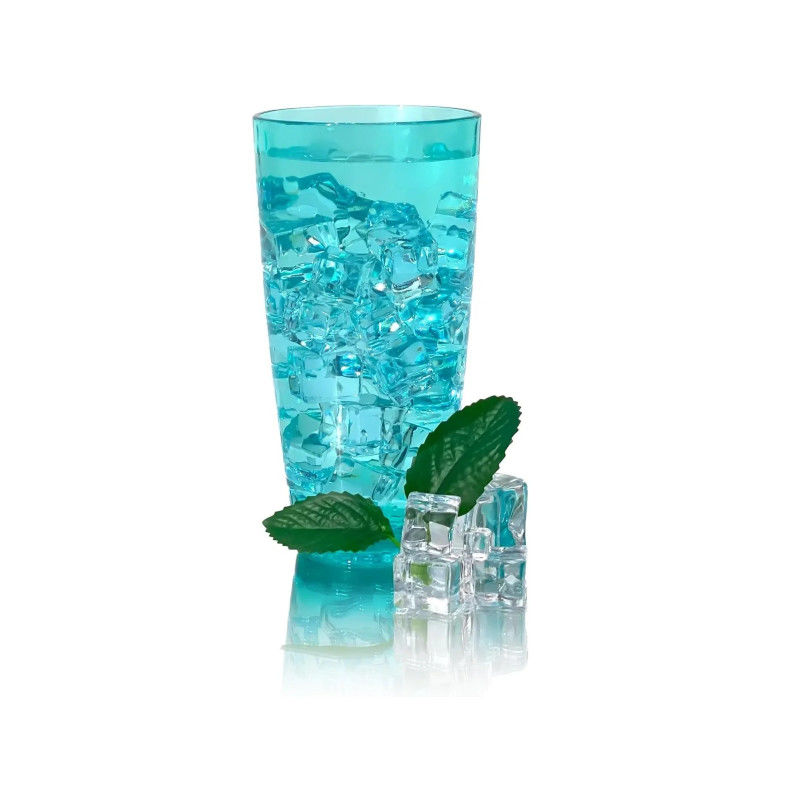 Tumbler acrílico com tampa e palha Dupla parede de cores misturadas copos de plástico reutilizáveis com seu próprio design