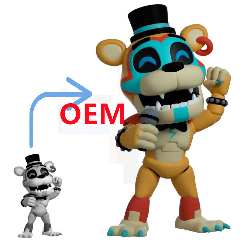 Figuras OEM de PVC Arte Personalizado Brinquedo de Vinil Figura de Ação de Desenho Animado OEM Figura em Miniatura de Vinil