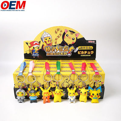Brinquedos 3D personalizados fazem Blind Surprise Box Brinquedos Anime Figuras Blind Box Keychain Saco Pendan