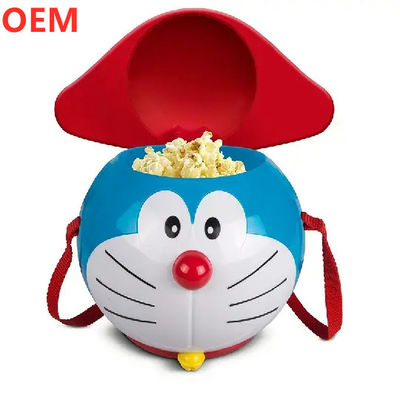 OEM Custom New Style 3D Cartoon Cute Popcorn em plástico Balde