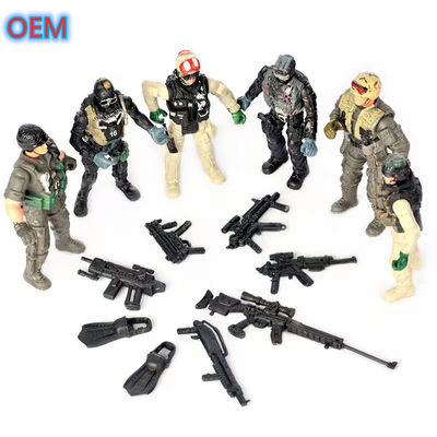 OEM 3d Joy Action Figure Toy Custom Plástico Soldado Personagem Figura Figura Militar