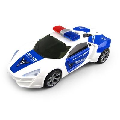OEM 360 rotação carro de polícia elétrico veículo LED música crianças brinquedos educacionais
