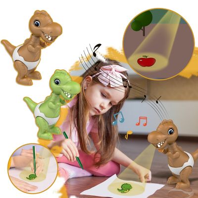 Projector de slides de desenhos animados personalizados Luz de lanterna LED Projeção Lâmpada de tocha Brinquedos infantis