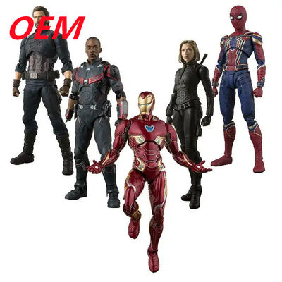 Fábrica OEM personalizado Spiderman Figuras de ação Toy personalizado Filme Modelo figura de PVC