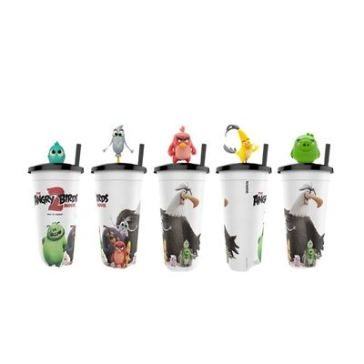 Personalize o seu próprio plástico 3D Figurine Cup Topper Figure Toy Cup