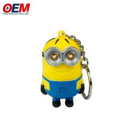 OEM Custom Made Keychain de plástico Minio N Keychain para promoção