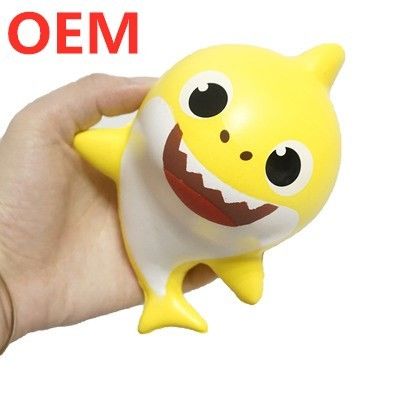 Personalizado Shark PU espuma Squishy Toy personalizado seu próprio brinquedo de design