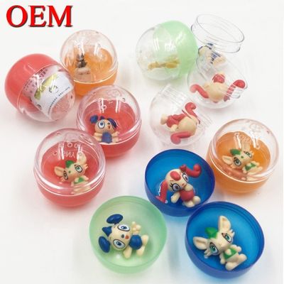 Bola de cápsula de design personalizado com figuras de anime para crianças presentes OEM brinquedo de figuras de ovo