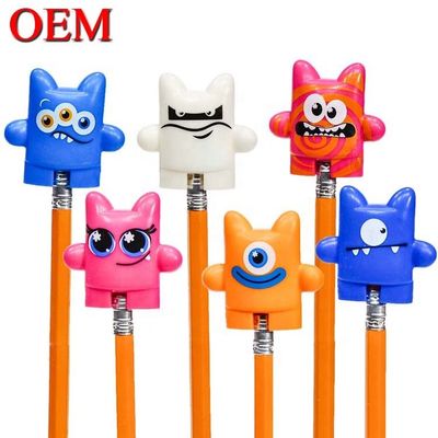 Brinquedos personalizados para crianças 2023 Cartoon3D Funny Pencil Topper Pvc Pencil Topper