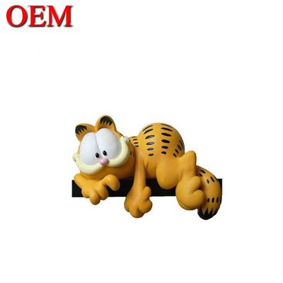 Fabricante OEM Figura de brinquedo de gato preguiçoso de plástico personalizado PVC 3D Anime Injeção Arte brinquedos de vinil