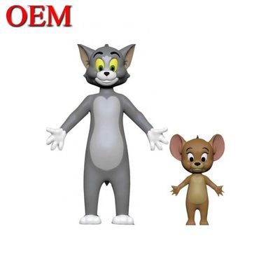 Fabricação de figuras de brinquedos flexíveis de plástico personalizadas de desenhos animados