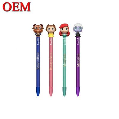 Fábrica Fazer Personalizado Cartoon Toy Figurine Pen Topper Figura