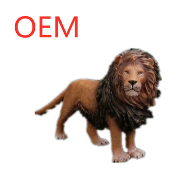 OEM 3D Cartoon Figura de plástico Animais de ação Brinquedos com Leão