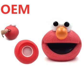 OEM Arte plástica Sesame Street Cartoon Piggy Bank Anime Money Pot Figura