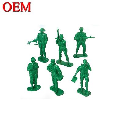 Fornecedores personalizados Pequenas figuras de brinquedo de plástico Soldados em miniatura Exército Militar Set de figuras de brinquedo do exército Soldados