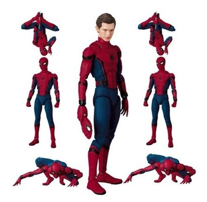 Personalizado de alta qualidade 15cm Homem-Aranha brinquedos Tom Holland PVC Action Figure Homem-Aranha coleção brinquedo com caixa