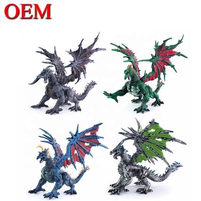OEM Fabrica de brinquedos de animais de plástico crianças brinquedo de dragão para brincar
