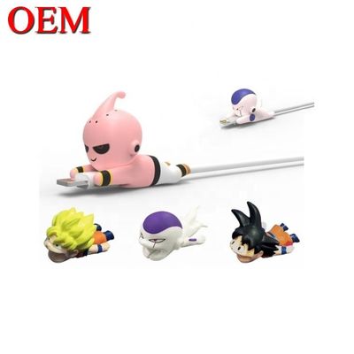 Fábrica Custom OEM 3D Mini Figure Anime Cable Telefônico mordida brinquedo brinquedos de plástico PVC vinil personalizado