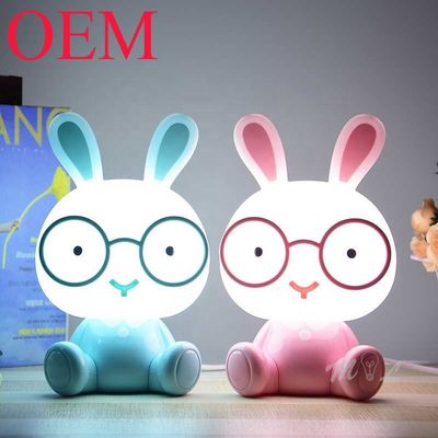 Lâmpadas noturnas LED personalizadas Lâmpadas de bebê Brinquedos personalizados Animais de desenho animado Luz noturna