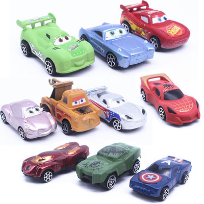 Fabricante personalizado Cartoon Pixar Cars Racing Series Jackson Storm Cruz Smokey 1:43 Veículo de liga de metal Diecast Brinquedos Boy Kid Gif