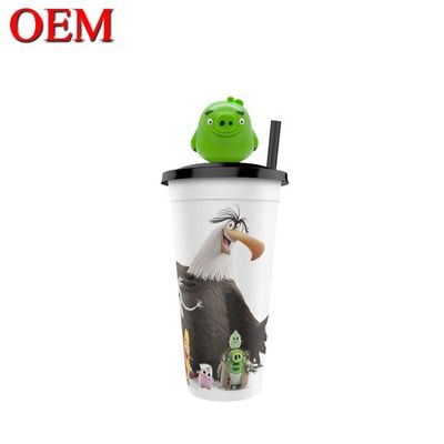 Figura de plástico personalizado Figura de copa de OEM Figura de topper Criar Figura de aniversário