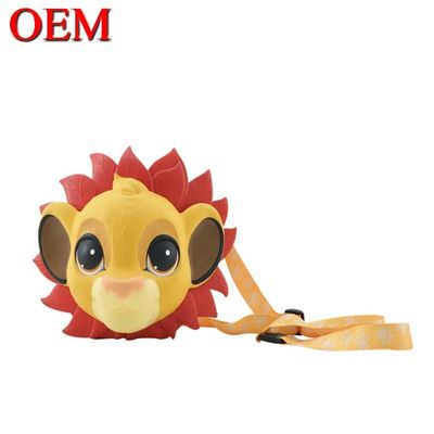 Custom Cute Plastic Cartoon Role 3D Popcorn Bucket Container de comida OEM para o Natal
