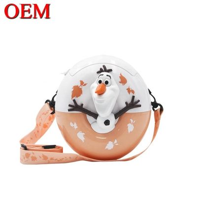 Fabricante de brinquedos personalizados Bonito plástico 3D Disney Figure Toy Popcorn Bucket Para o Natal